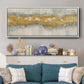 Golden Stream - Floater Framed Canvas Print