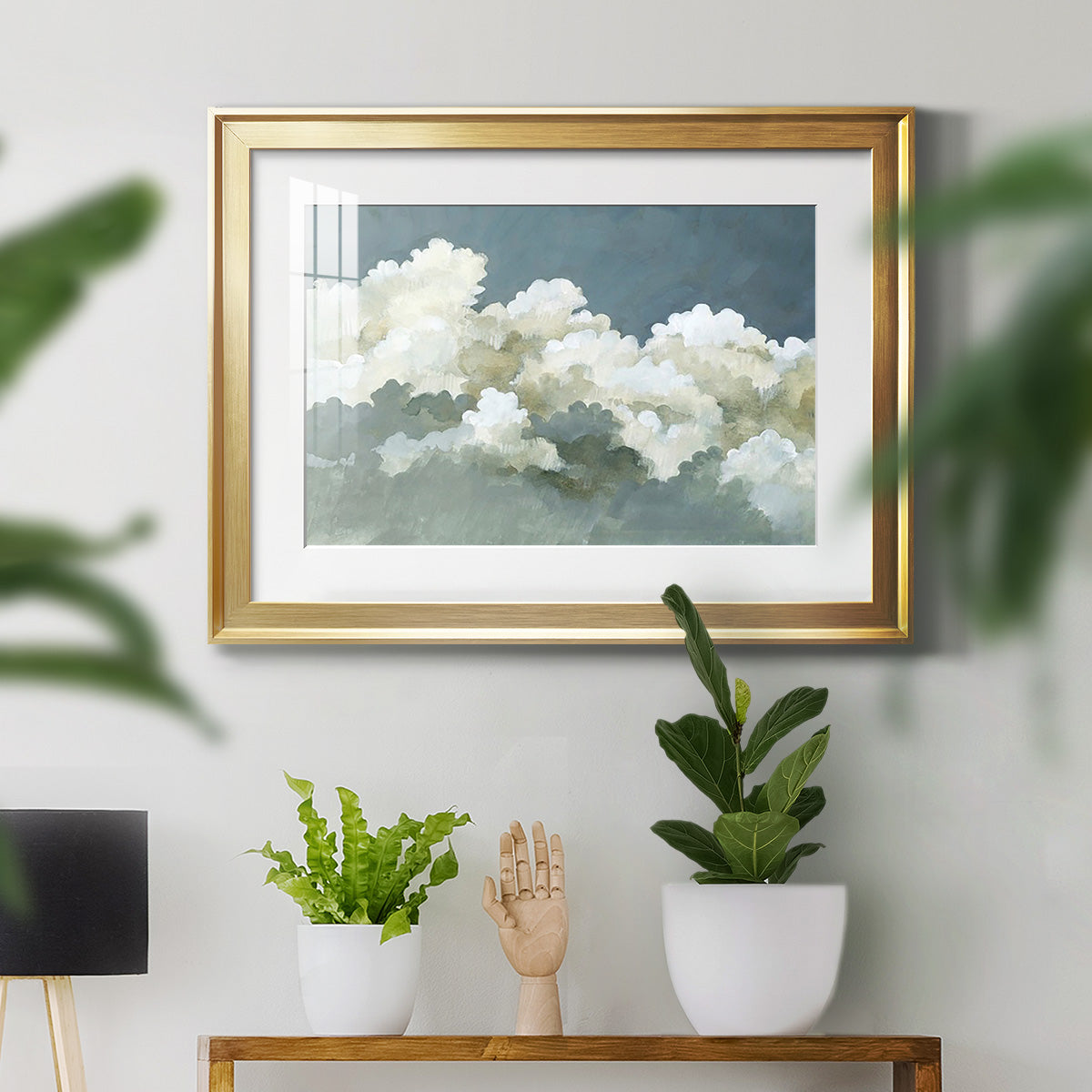 Big Clouds III - Modern Framed Art Print
