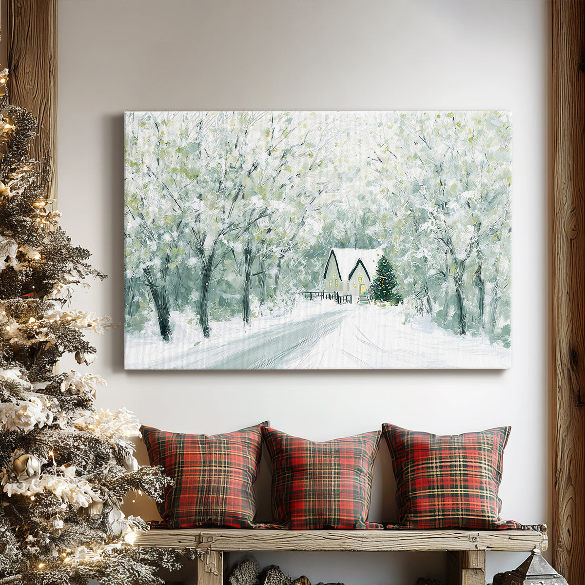 Chapel of Snowwhite Blessing - Canvas Art Print
