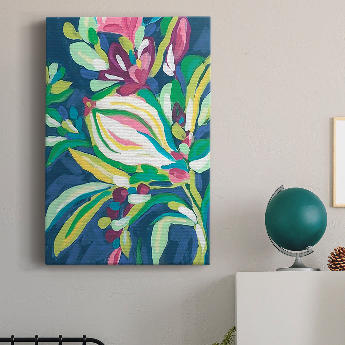 Blue Tropics II - Canvas Art Print