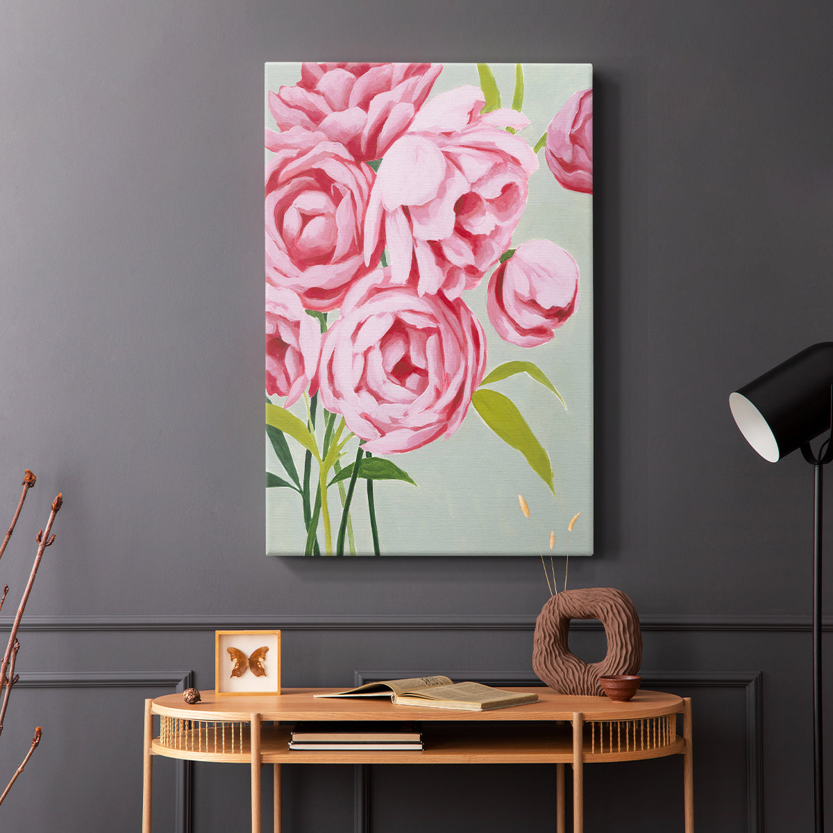 This Year's Peonies II - Canvas Art Print
