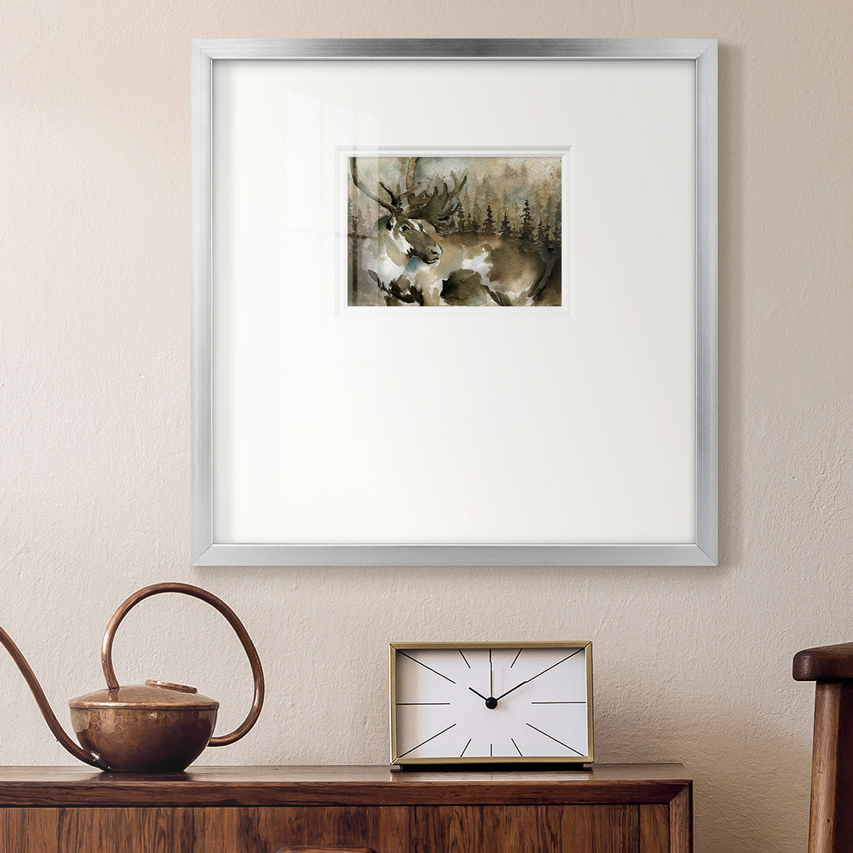 Lodge Twilight III Premium Framed Print Double Matboard