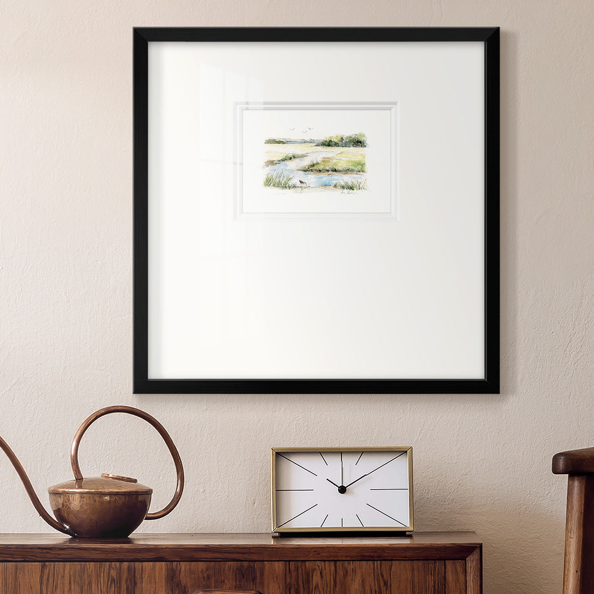 Early Morning II Premium Framed Print Double Matboard