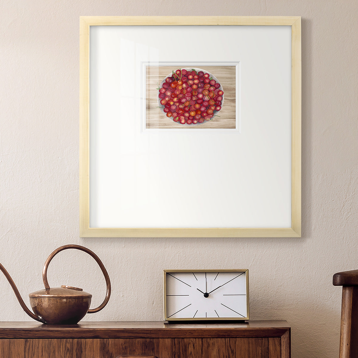 Bowls of Fruit IV Premium Framed Print Double Matboard