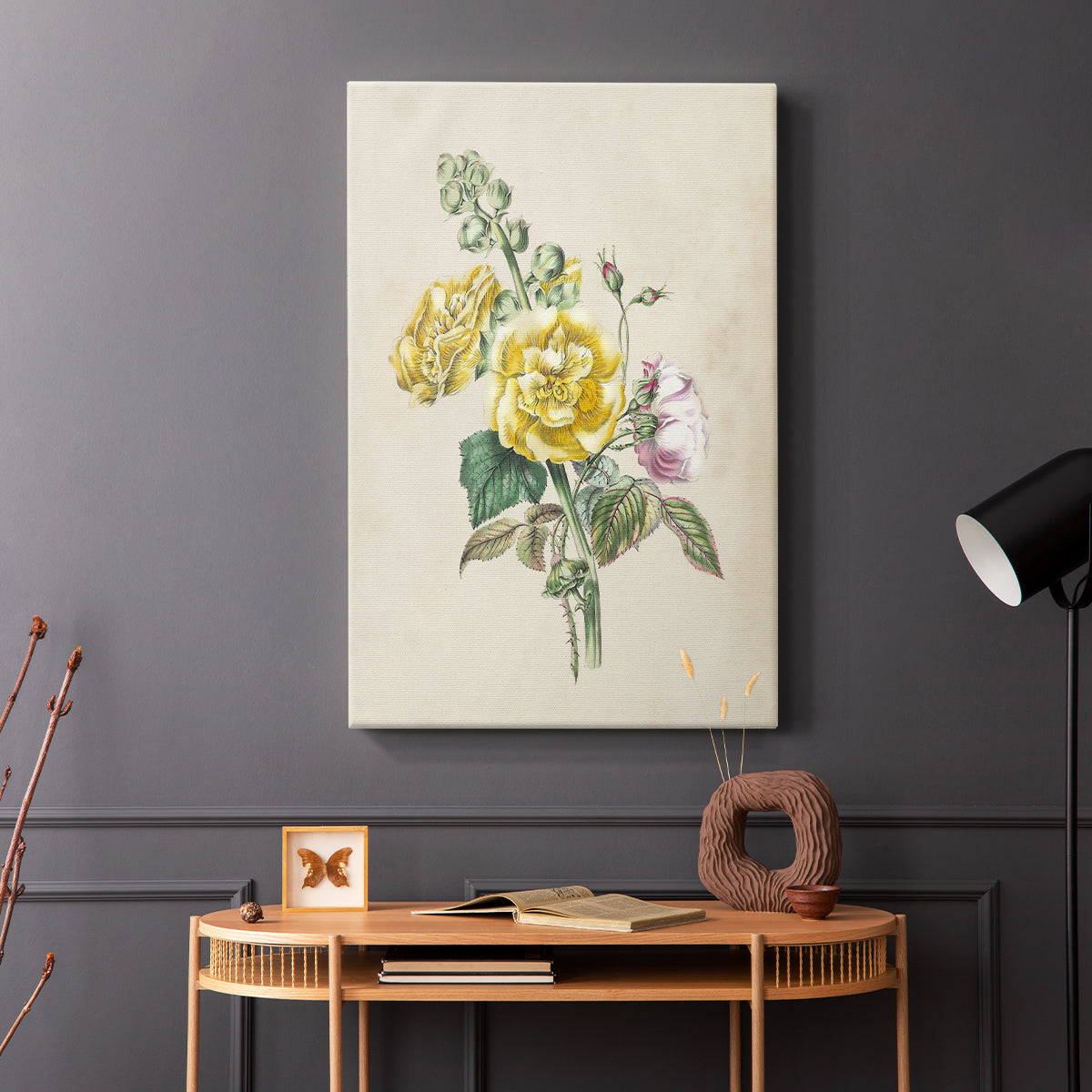 Antique Garden Bouquet II - Canvas Art Print
