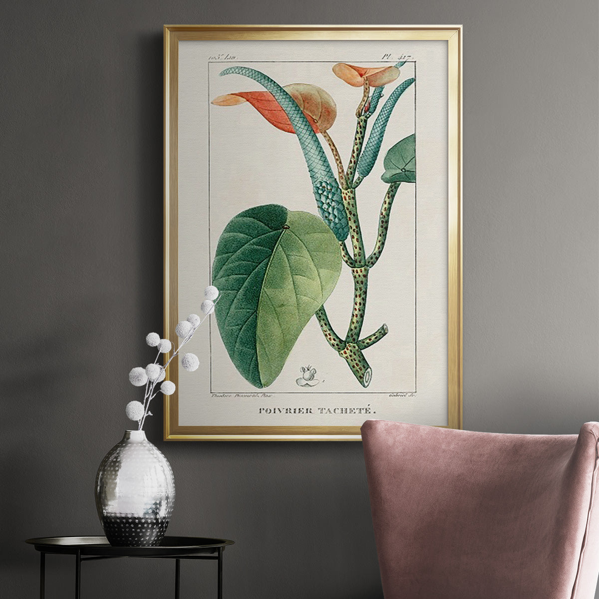 Turpin Tropical Botanicals II - Modern Framed Canvas Print