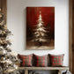 Warm Scarlet Serenade of Cottage - Canvas Art Print