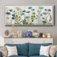 Blue Meadow - Floater Framed Canvas Print