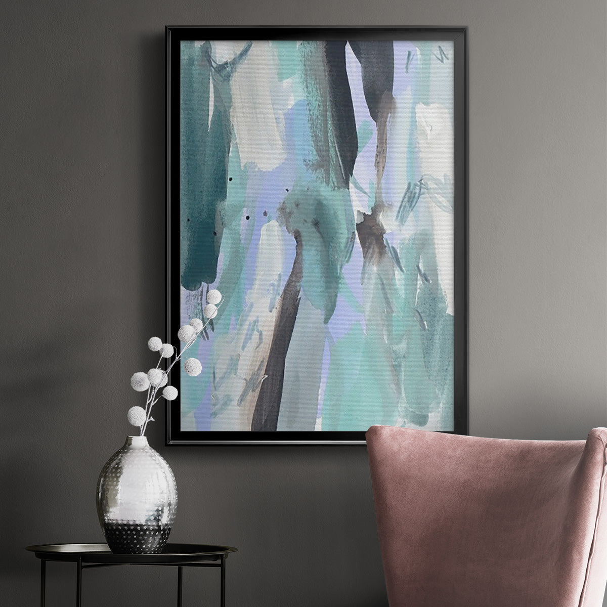 Ocean Crush VI - Modern Framed Canvas Print