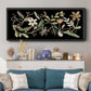 Pressed Flowers I - Floater Framed Canvas Print