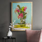 Turquoise Lilly - Modern Framed Canvas Print