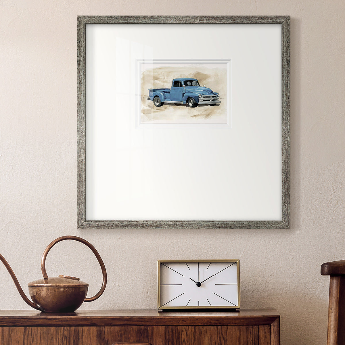 Pickup I Premium Framed Print Double Matboard