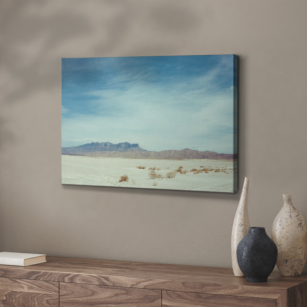 Salt Flat Walk II - Canvas Art Print