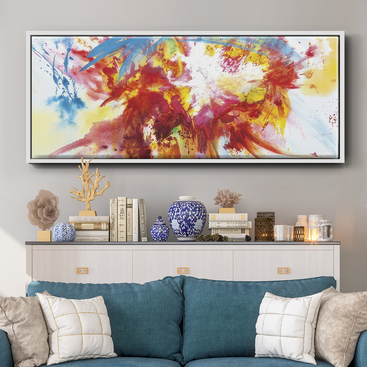 Summer Days - Floater Framed Canvas Print