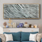 Forme de la mer  - Floater Framed Canvas Print