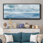 Calm Seascape I - Floater Framed Canvas Print