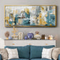City Views I - Floater Framed Canvas Print