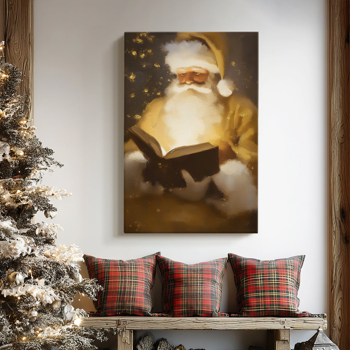 Candlelit Carol of Star - Canvas Art Print