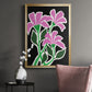 Pop Flowers V - Modern Framed Canvas Print