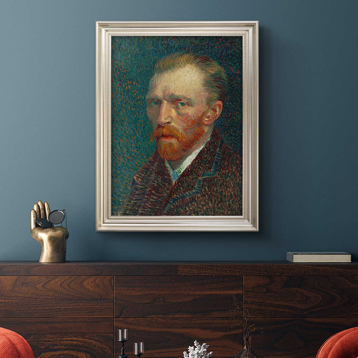 Self-Portrait, 1887 - Ornate Framed Canvas Print