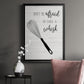 Take A Whisk - Modern Framed Canvas Print