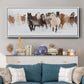 Pasture Run - Floater Framed Canvas Print