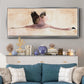Touching Down II - Floater Framed Canvas Print