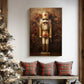 Candlelit Sleigh Hearth - Canvas Art Print