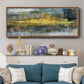 Frequency - Floater Framed Canvas Print
