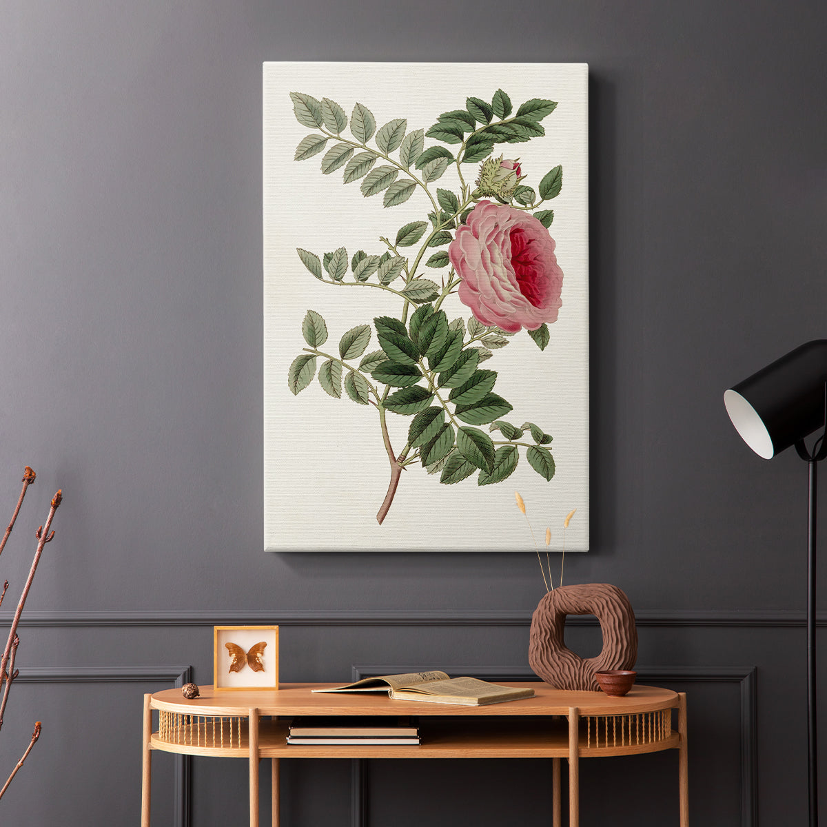 Pink Floral Mix I - Canvas Art Print