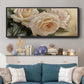 La Roseraie I - Floater Framed Canvas Print