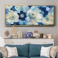 Blue Nocturne II - Floater Framed Canvas Print