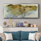 Golden Fissure I  - Floater Framed Canvas Print