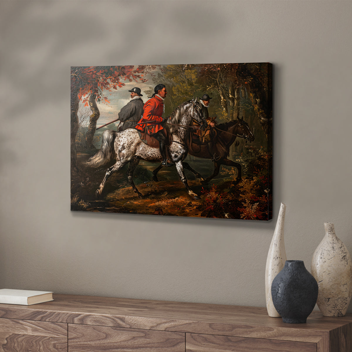 Vintage Hunt LXXVIII - Canvas Art Print