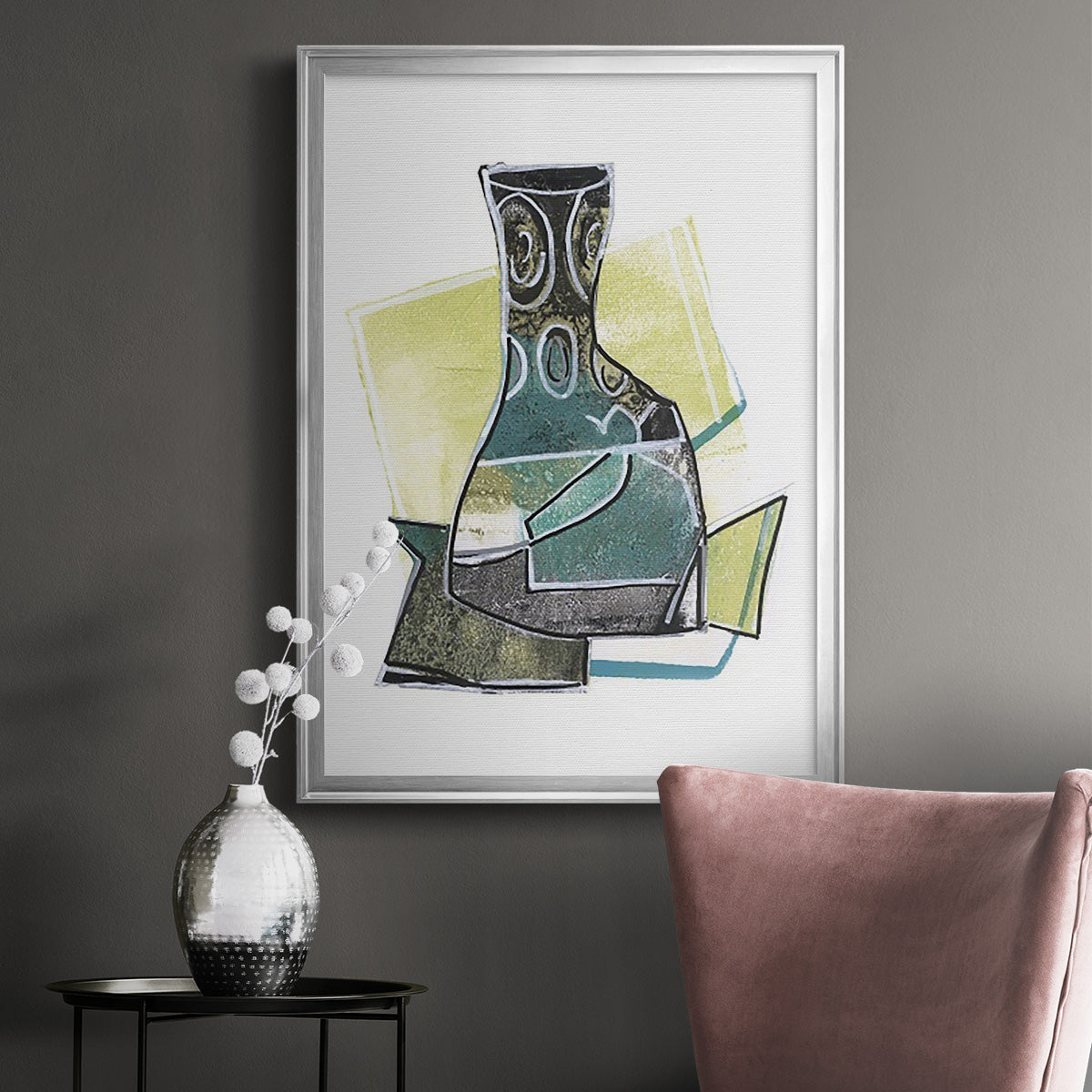 Jubilee Jugs I - Modern Framed Canvas Print