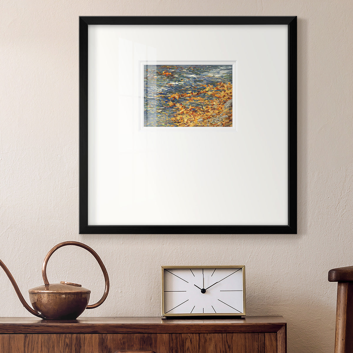 Autumn Creek Premium Framed Print Double Matboard