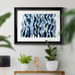 True Blue Wave I - Modern Framed Art Print
