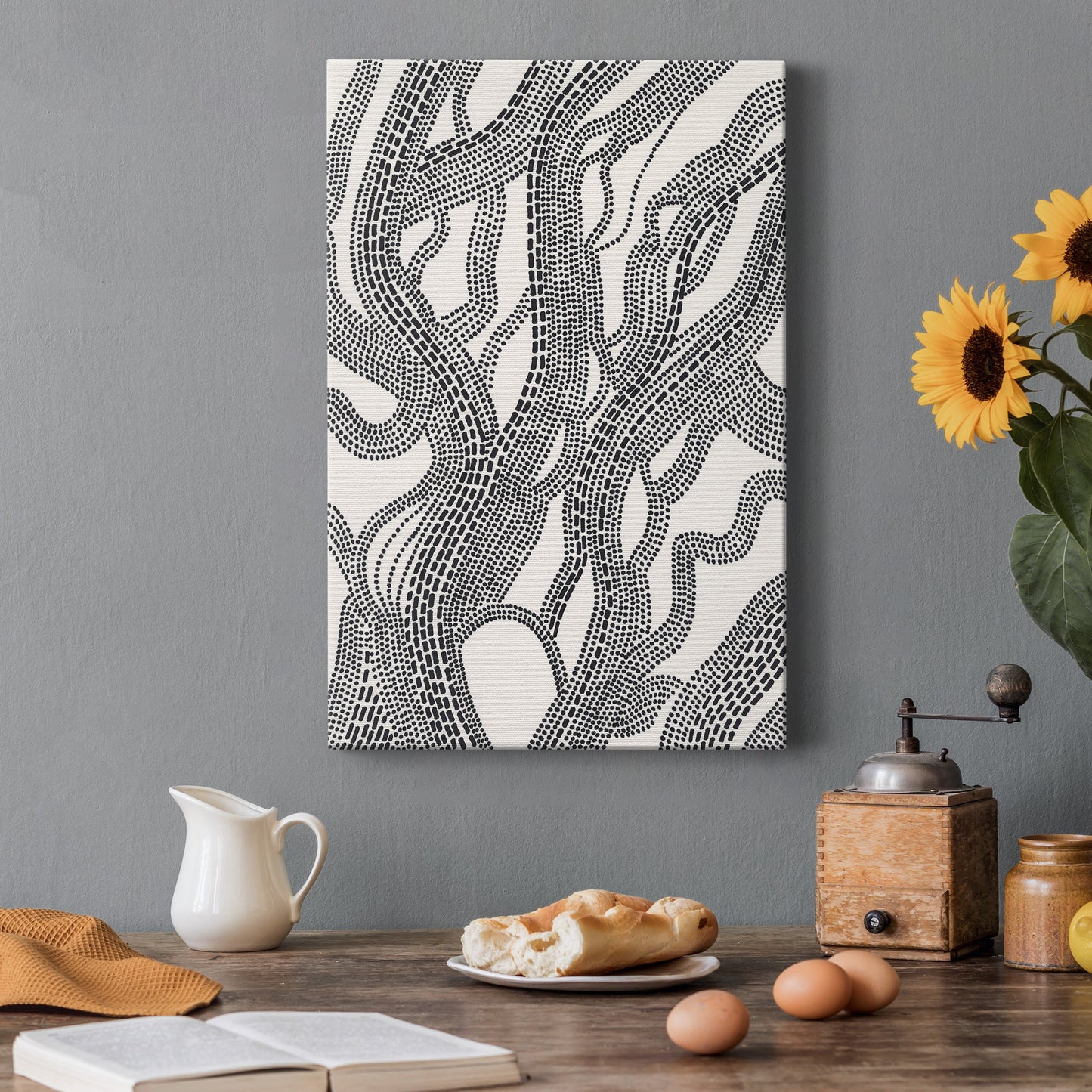 Dots and Dashes I Premium Gallery Wrapped Canvas - Ready to Hang