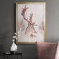 Blush Deer - Modern Framed Canvas Print