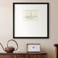 Coastal Contour Sketch I Premium Framed Print Double Matboard