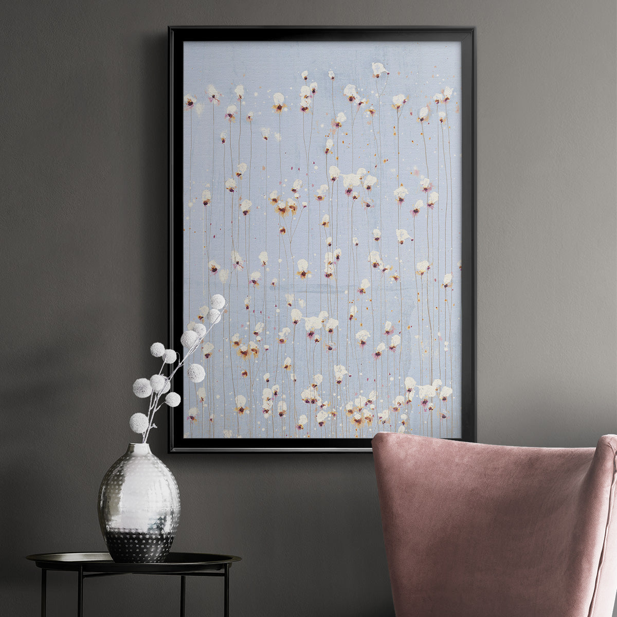 String Theory V1 - Modern Framed Canvas Print