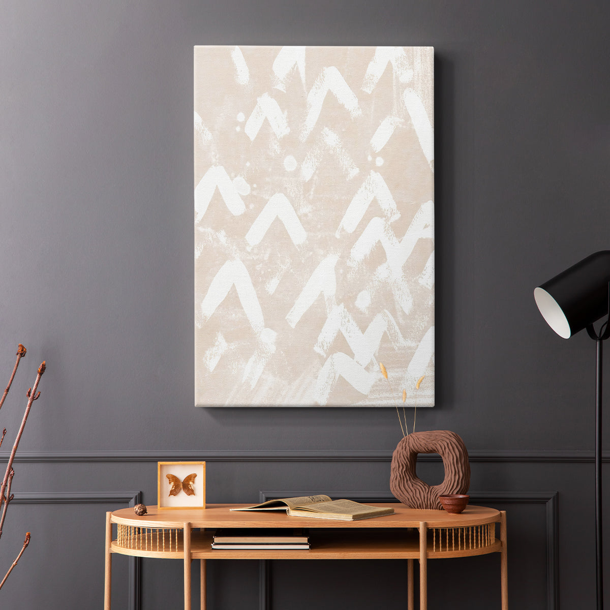 Earth Etching III - Canvas Art Print