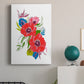 Brilliant Poppies II Premium Gallery Wrapped Canvas - Ready to Hang