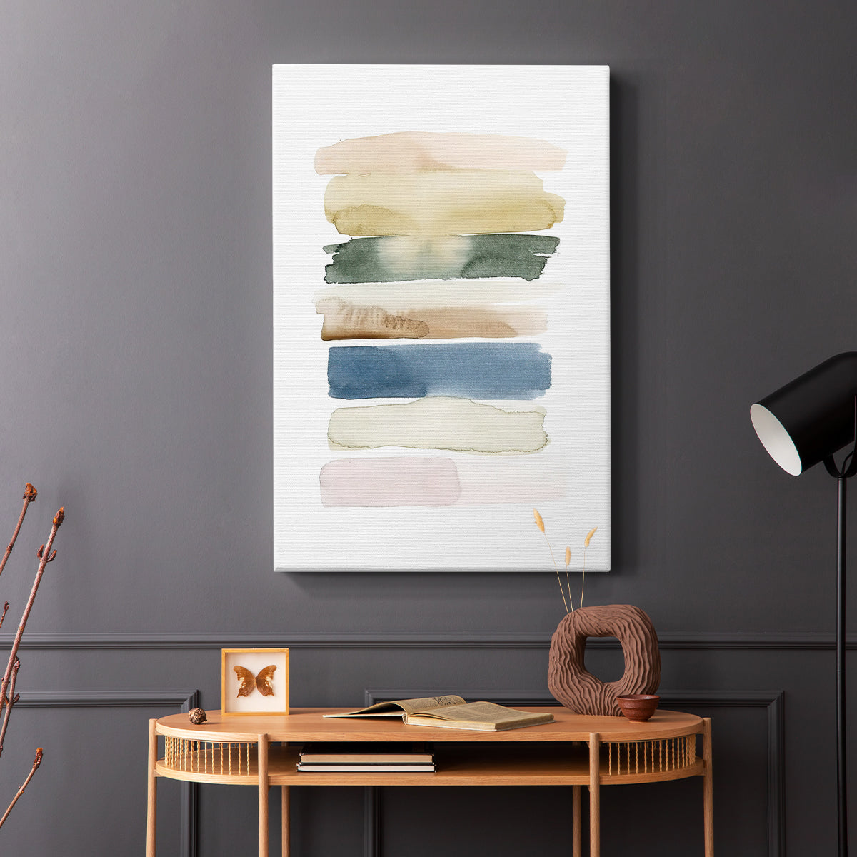 Faint Swatches II - Canvas Art Print