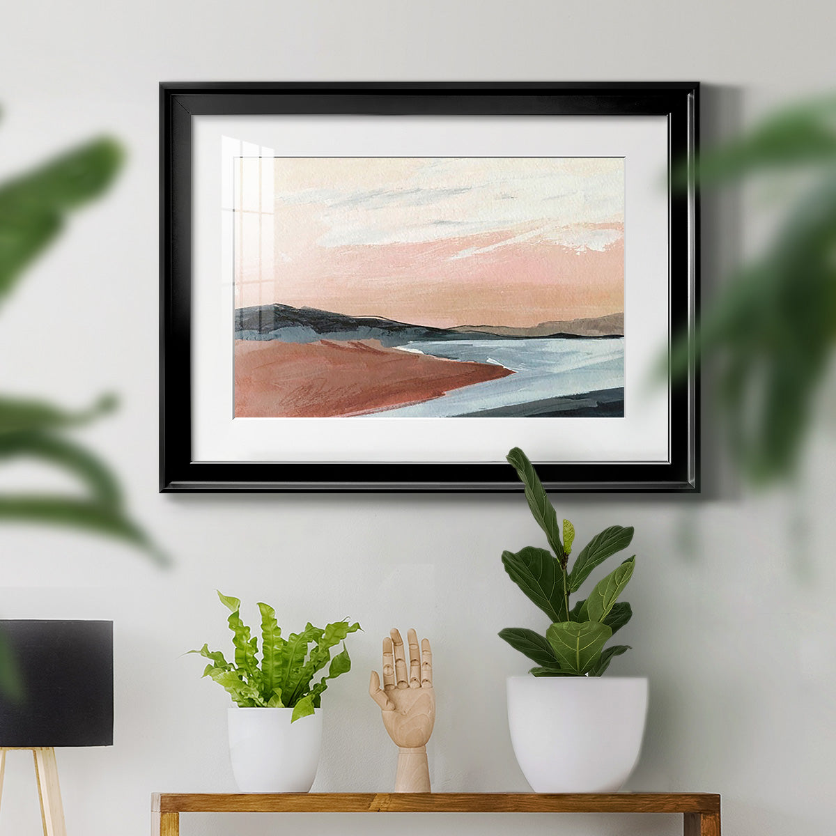 Paynes Coast I - Modern Framed Art Print