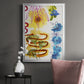 Flower Power I - Modern Framed Canvas Print