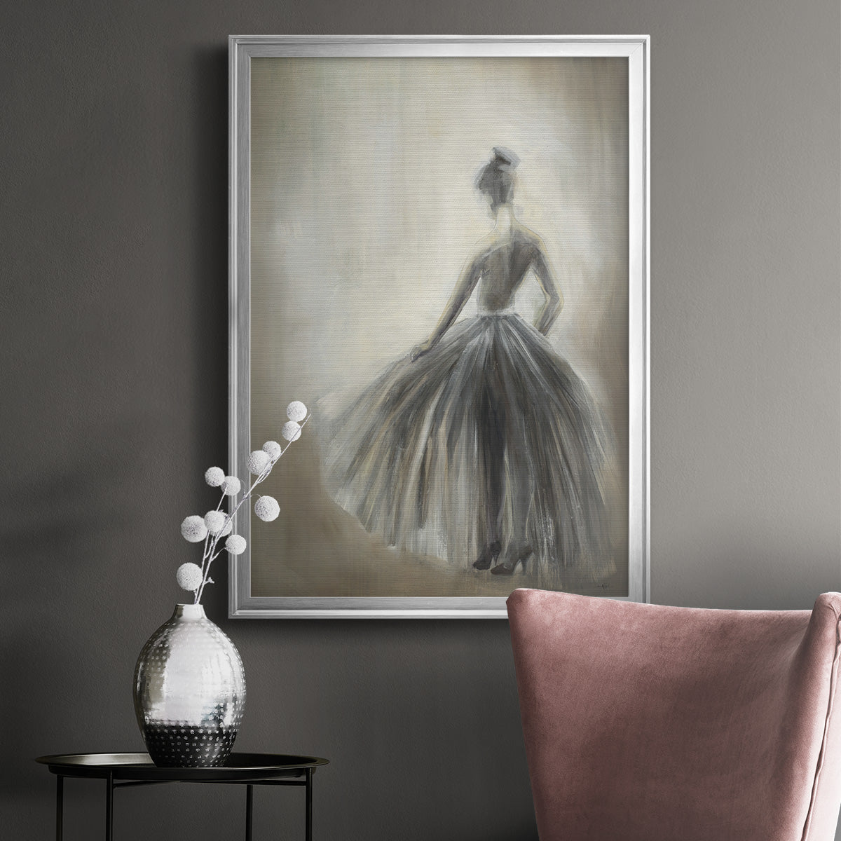Over in the Light -  Framed Canvas Print