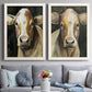 Sweet Eyes I - Premium Framed Canvas 2 Piece Set - Ready to Hang