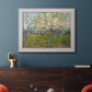Orchard With Blossoming Apricot Trees - Ornate Framed Canvas Print