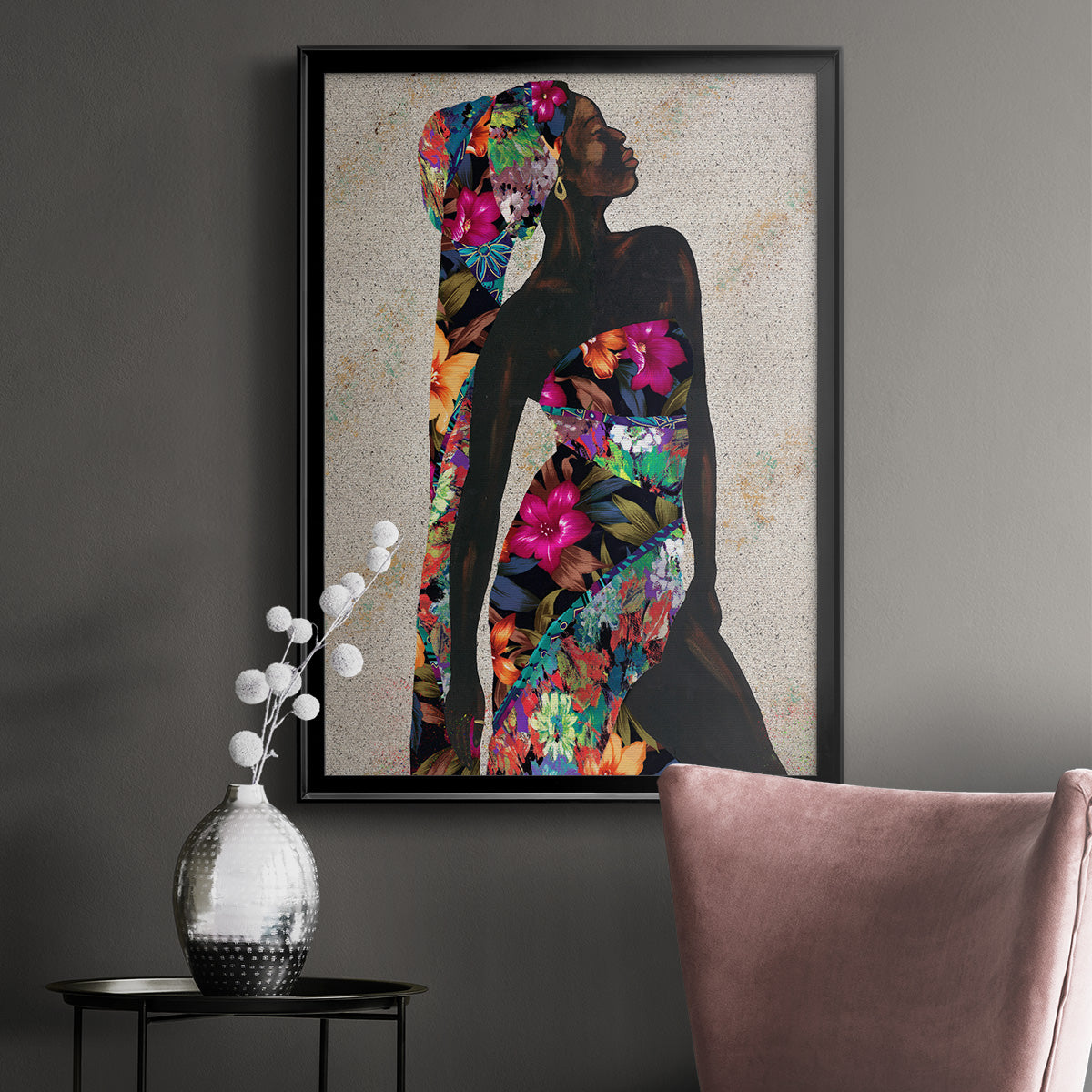 Woman Strong I - Modern Framed Canvas Print